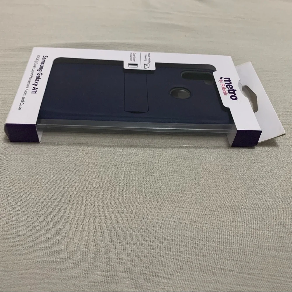 Samsung Galaxy A11 KICK | Dual-Layer Protective Kickstand Case Metro by T-Mobile